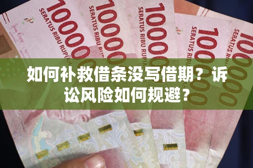 济南如何补救借条没写借期？诉讼风险如何规避？