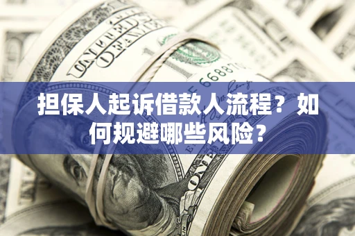 济南担保人起诉借款人流程？如何规避哪些风险？
