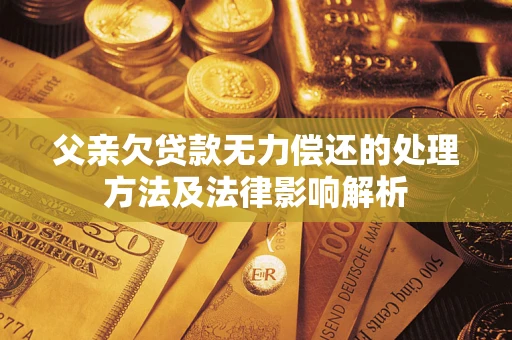 济南父亲欠贷款无力偿还的处理方法及法律影响解析